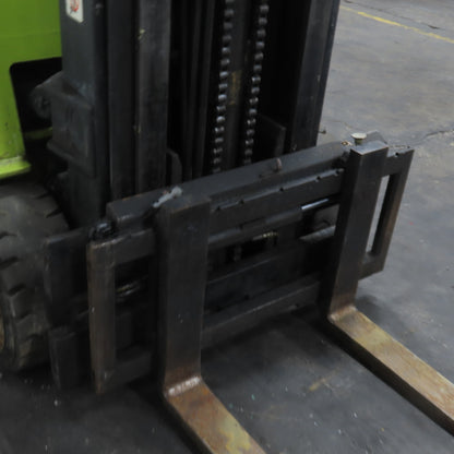 Clark ECS25 4600LB Electric 36V Forklift 3-Stage 187" Lift Side Shift 8,340HRS