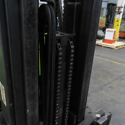 Clark ECS25 4600LB Electric 36V Forklift 3-Stage 187" Lift Side Shift 8,340HRS