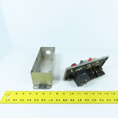 Allen Bradley 800H-2HAP4 Stainless 2 Push Button Control Station W/ Indicator