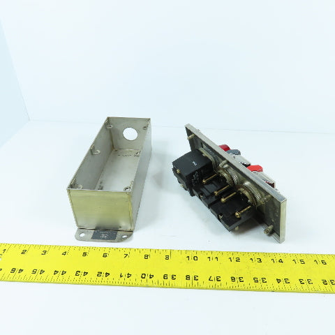 Allen Bradley 800H-2HAP4 Stainless 2 Push Button Control Station W/ Indicator
