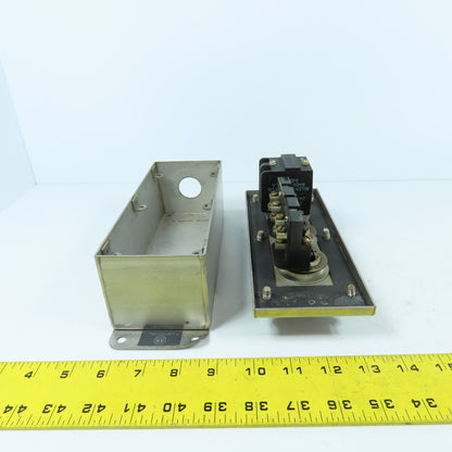 Allen Bradley 800H-2HAP4 Stainless 2 Push Button Control Station W/ Indicator