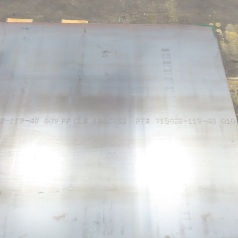 48-7/8" x 119" Steel Plate Sheet 3/8" Thick