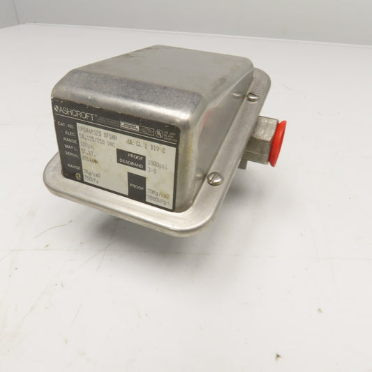 Ashcroft GPSN4PS25 125/250V 100PSI Range Pressure Gauge