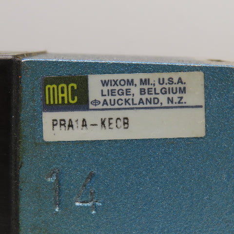 MAC PRA1A-KECB Manual Adjust Sandwich Valve Pressure Regulator