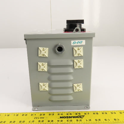 Daykin MDGTC-07 500VA Transformer Disconnect Pri 480V Sec 120V Single Phase