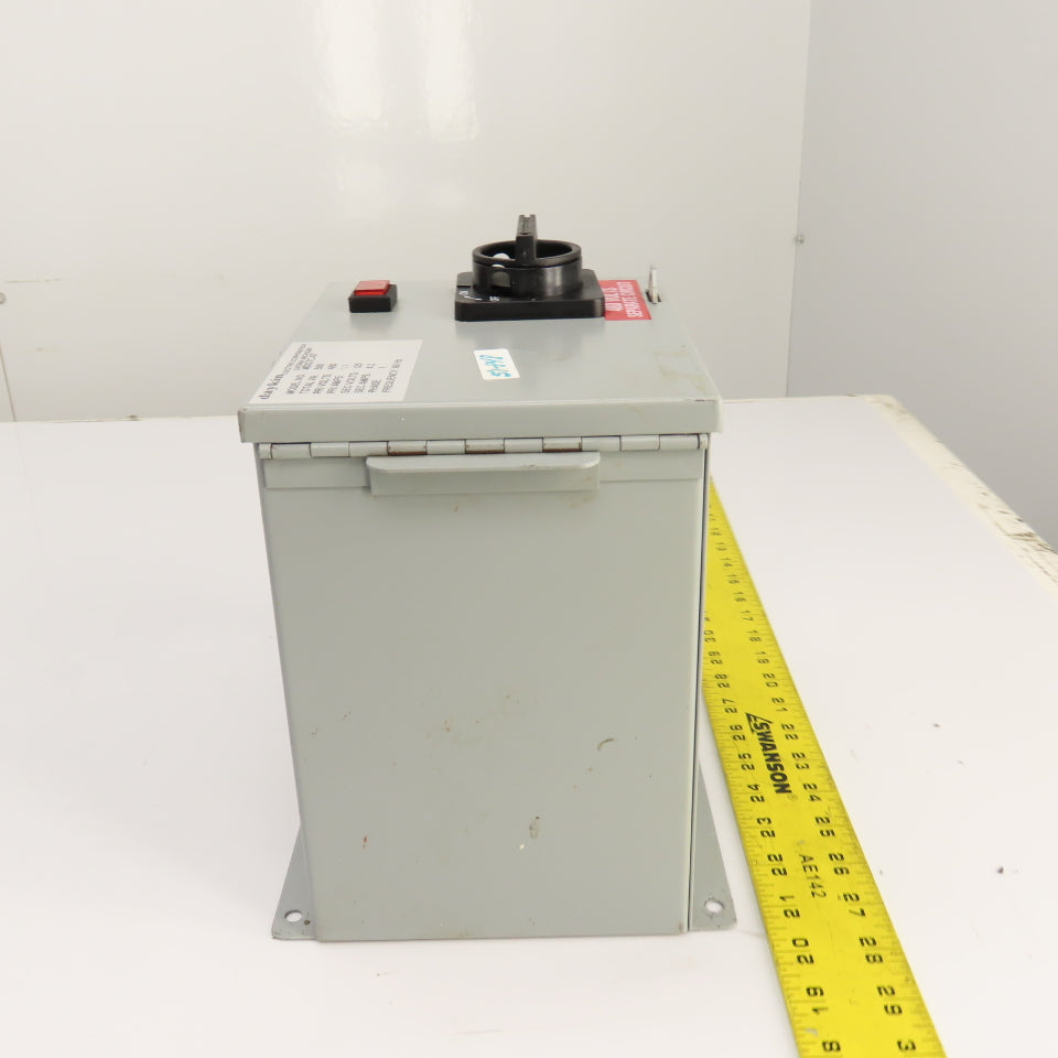Daykin MDGTC-07 500VA Transformer Disconnect Pri 480V Sec 120V Single Phase