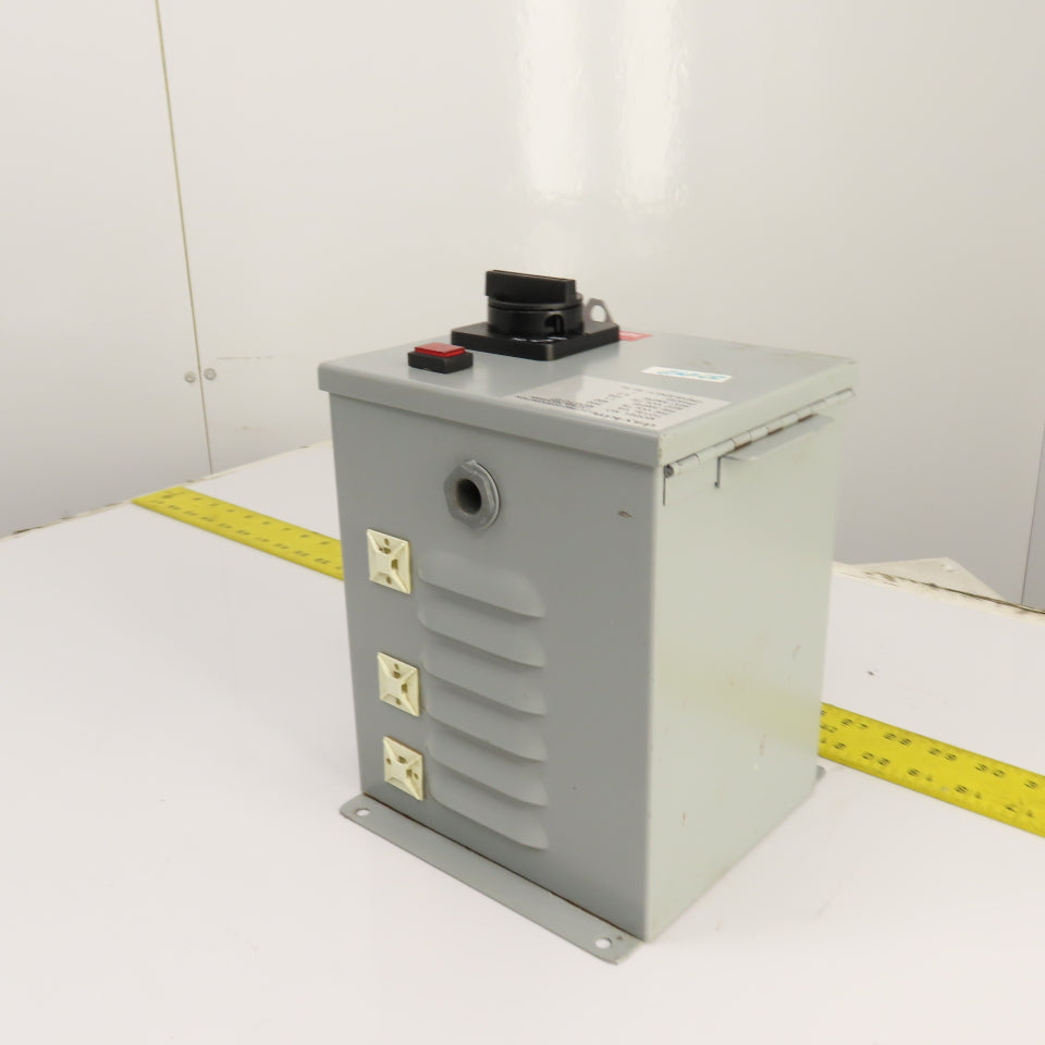 Daykin MDGTC-07 500VA Transformer Disconnect Pri 480V Sec 120V Single Phase
