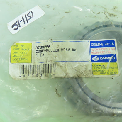 Daewoo D700256 Cone Roller Bearing NEW