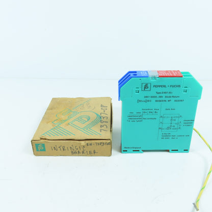Pepperl + Fuchs Z487/Ex Baseefa EX822097 Switch Isolator 28V NEW