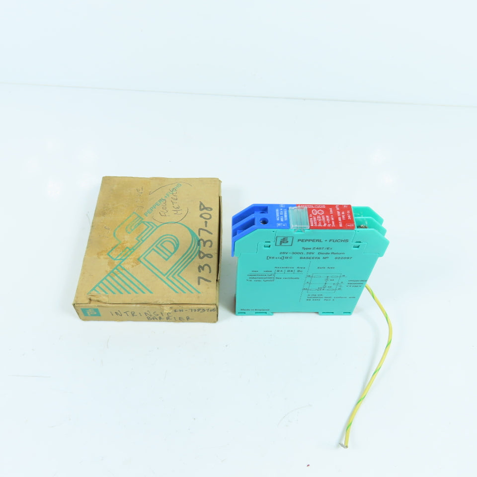 Pepperl + Fuchs Z487/Ex Baseefa EX822097 Switch Isolator 28V NEW