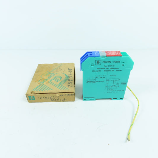 Pepperl + Fuchs Z487/Ex Baseefa EX822097 Switch Isolator 28V NEW