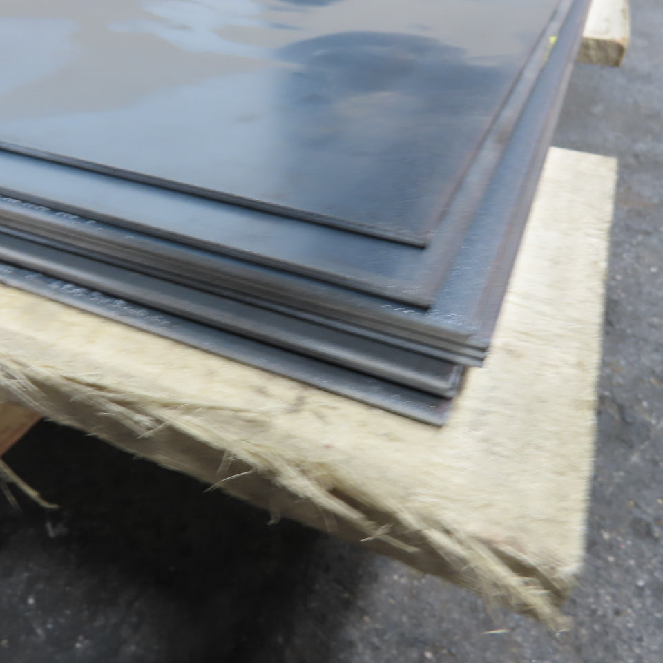 48" x 96" Hot Rolled Steel Plate Sheet 14 Guage Lot Of 9