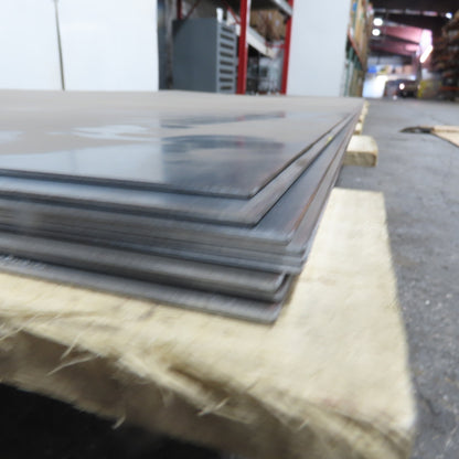 48" x 96" Hot Rolled Steel Plate Sheet 14 Guage Lot Of 9
