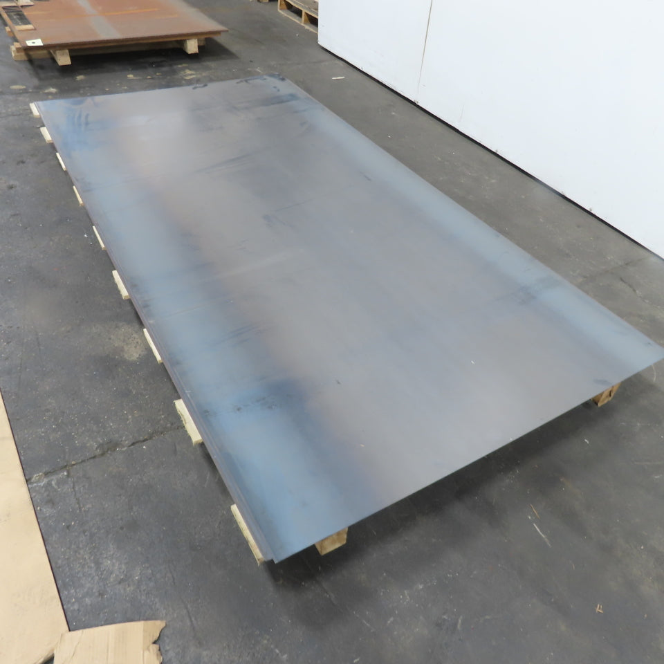 48" x 96" Hot Rolled Steel Plate Sheet 14 Guage Lot Of 9