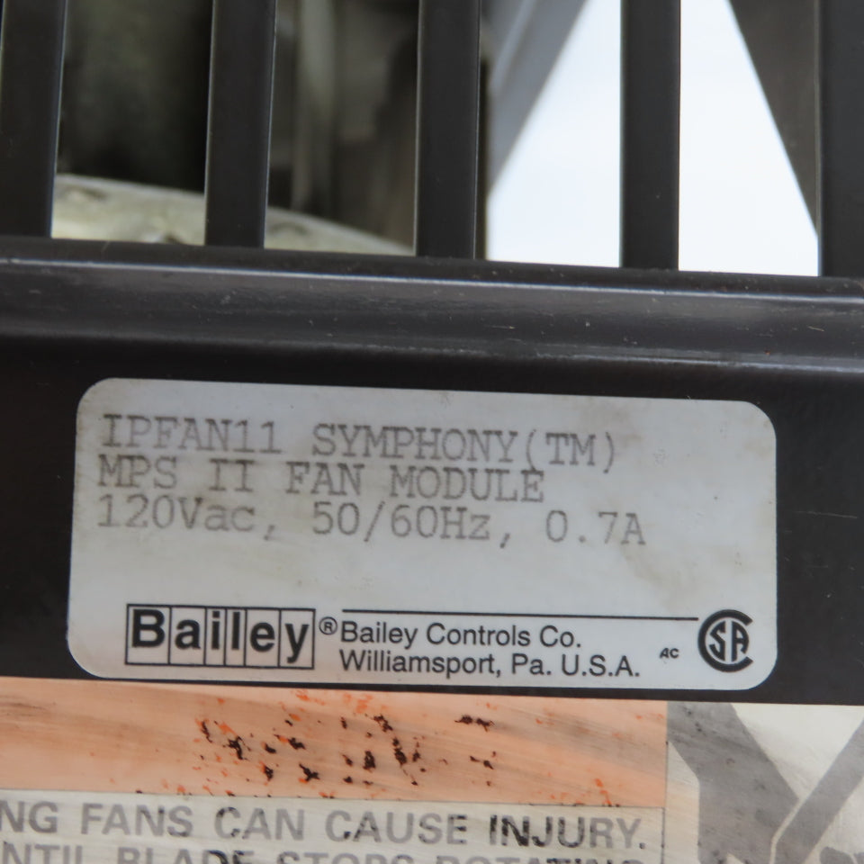 Bailey IPFAN11 Symphony  MPS IT Fan Module 120VAC 50/60HZ W/ LAC-29945-C
