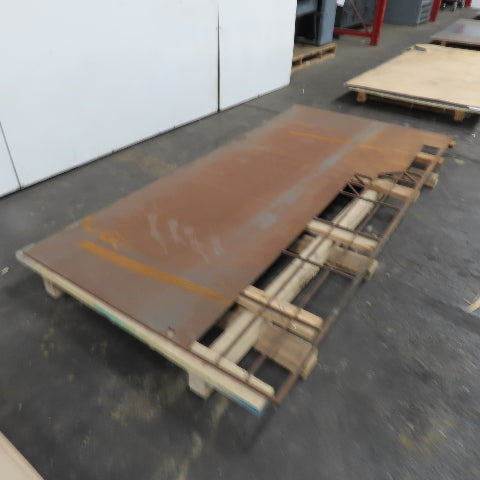 48" x 96" Steel Plate Sheet 1/2" Thick W/ Cutouts