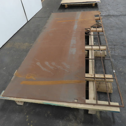 48" x 96" Steel Plate Sheet 1/2" Thick W/ Cutouts
