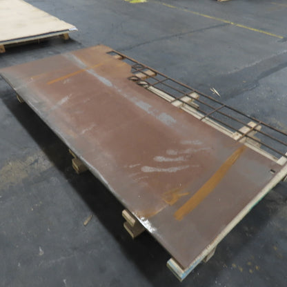 48" x 96" Steel Plate Sheet 1/2" Thick W/ Cutouts