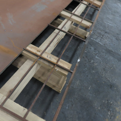 48" x 96" Steel Plate Sheet 1/2" Thick W/ Cutouts