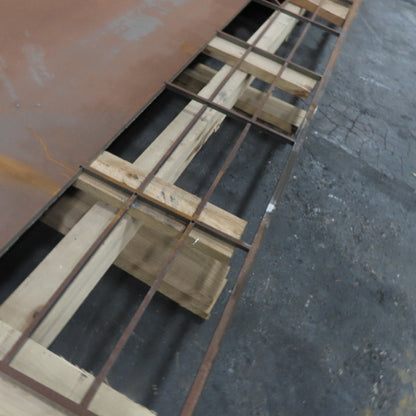 48" x 96" Steel Plate Sheet 1/2" Thick W/ Cutouts