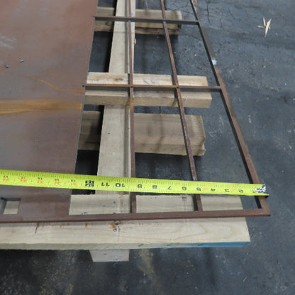 48" x 96" Steel Plate Sheet 1/2" Thick W/ Cutouts