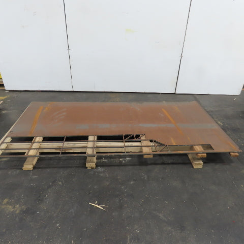 48" x 96" Steel Plate Sheet 1/2" Thick W/ Cutouts
