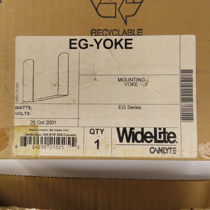 WideLite 5000253-000 EG-YOKE Aluminum Mounting Yoke Lot Of 2
