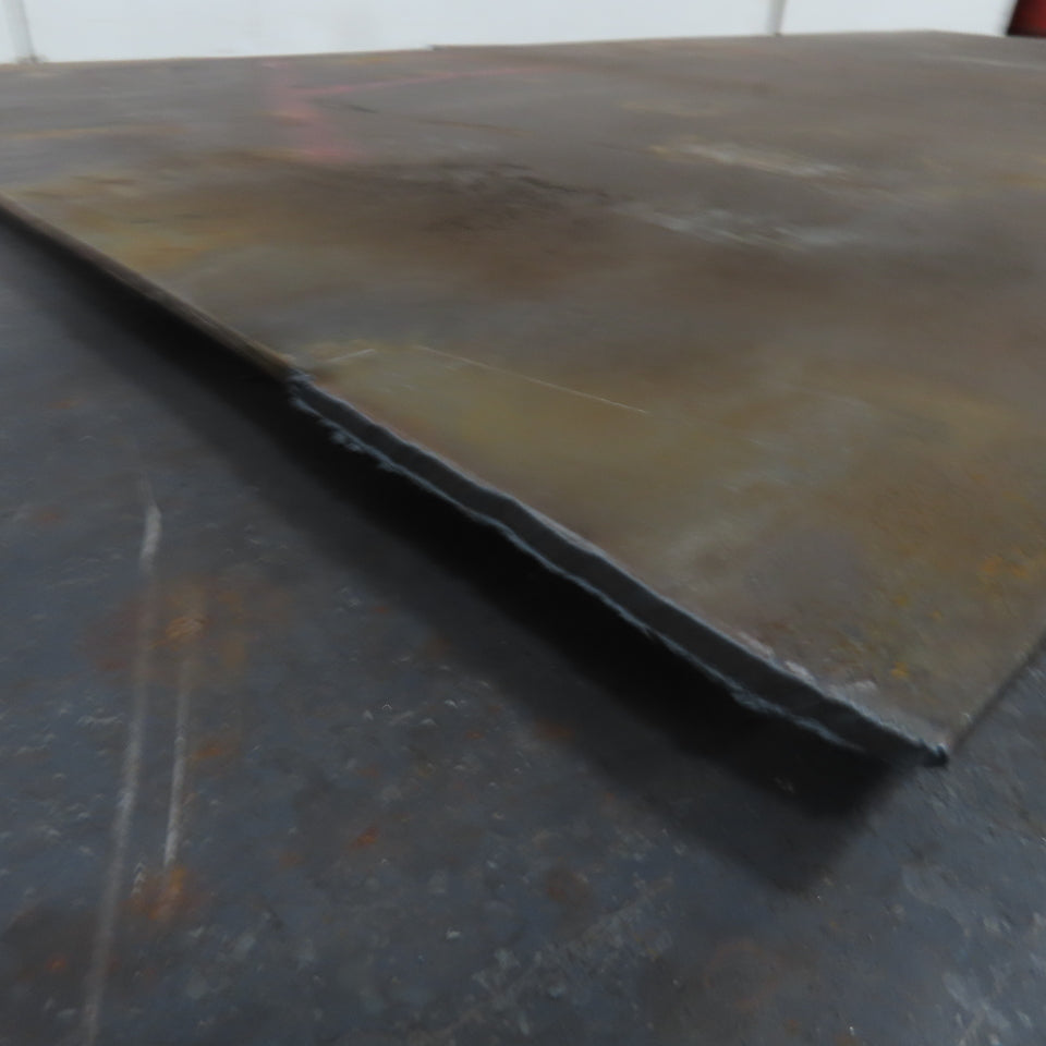 60"x 79" 31.5"x 68.5" 37.5"x 48" 48"x 60.5" Steel Plate Sheet 1/4" Thick Lot/4