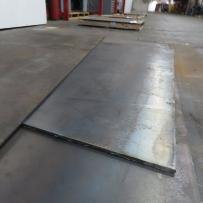 60"x 79" 31.5"x 68.5" 37.5"x 48" 48"x 60.5" Steel Plate Sheet 1/4" Thick Lot/4