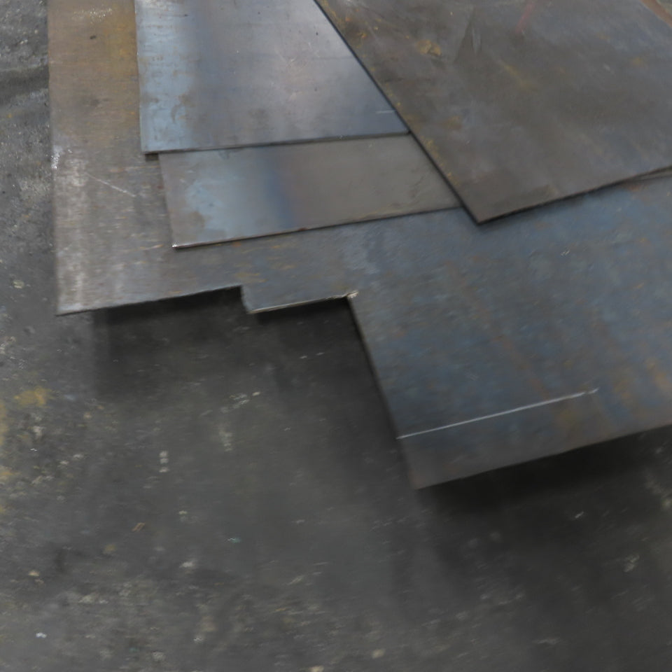 60"x 79" 31.5"x 68.5" 37.5"x 48" 48"x 60.5" Steel Plate Sheet 1/4" Thick Lot/4