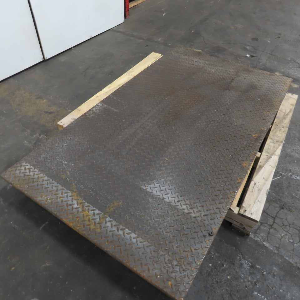 39-1/2" x 69-1/2" Diamond Plate Steel Plate 3/8" Thick