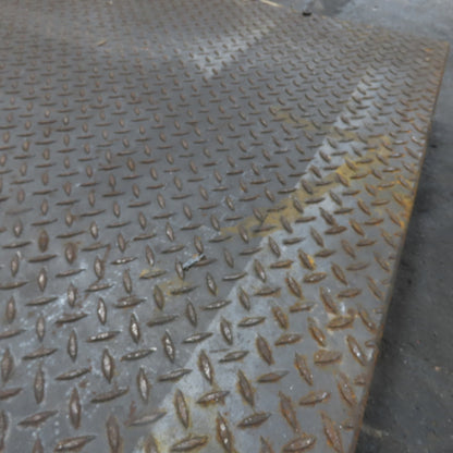 39-1/2" x 69-1/2" Diamond Plate Steel Plate 3/8" Thick