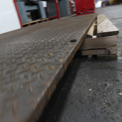 39-1/2" x 69-1/2" Diamond Plate Steel Plate 3/8" Thick
