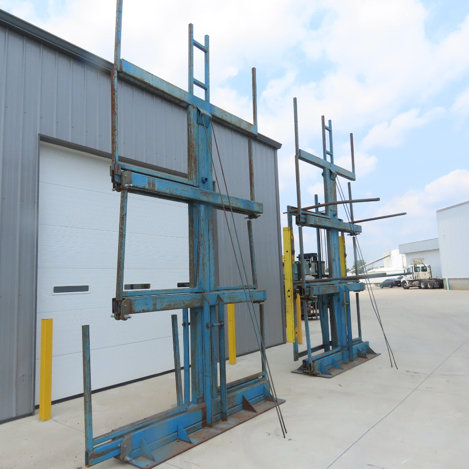 Steel Storage Systems Roll Out Cantilever Rack 3700LB Arm Cap 40" W x 38" H Arms