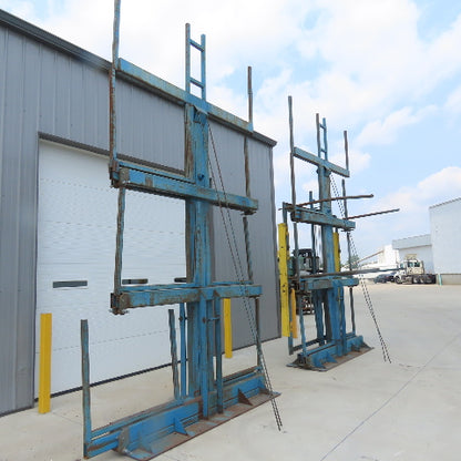 Steel Storage Systems Roll Out Cantilever Rack 3700LB Arm Cap 40" W x 38" H Arms