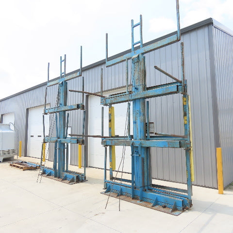 Steel Storage Systems Roll Out Cantilever Rack 3700LB Arm Cap 40" W x 38" H Arms