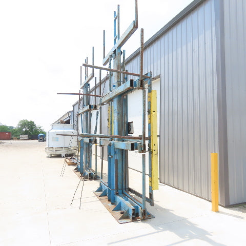 Steel Storage Systems Roll Out Cantilever Rack 3700LB Arm Cap 40" W x 38" H Arms