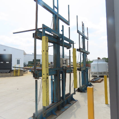 Steel Storage Systems Roll Out Cantilever Rack 3700LB Arm Cap 40" W x 38" H Arms