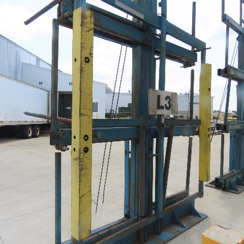 Steel Storage Systems Roll Out Cantilever Rack 3700LB Arm Cap 40" W x 38" H Arms