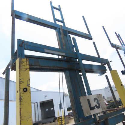 Steel Storage Systems Roll Out Cantilever Rack 3700LB Arm Cap 40" W x 38" H Arms