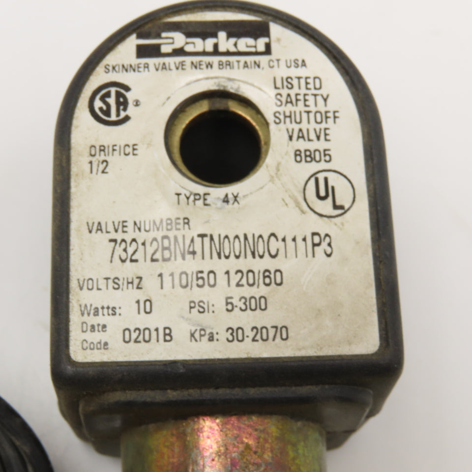 Parker 73212BN4TN00N0C111P3 110/120V Solenoid Coil