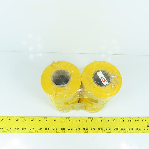 1.2" x 200' Yellow Flexible Plastic Flagging Tape Lot Of 12 Rolls