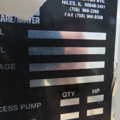 Thermal Care FT-82650 60 Ton Fiberglass Cooling Tower 2HP 3Ph 460V 180GPM