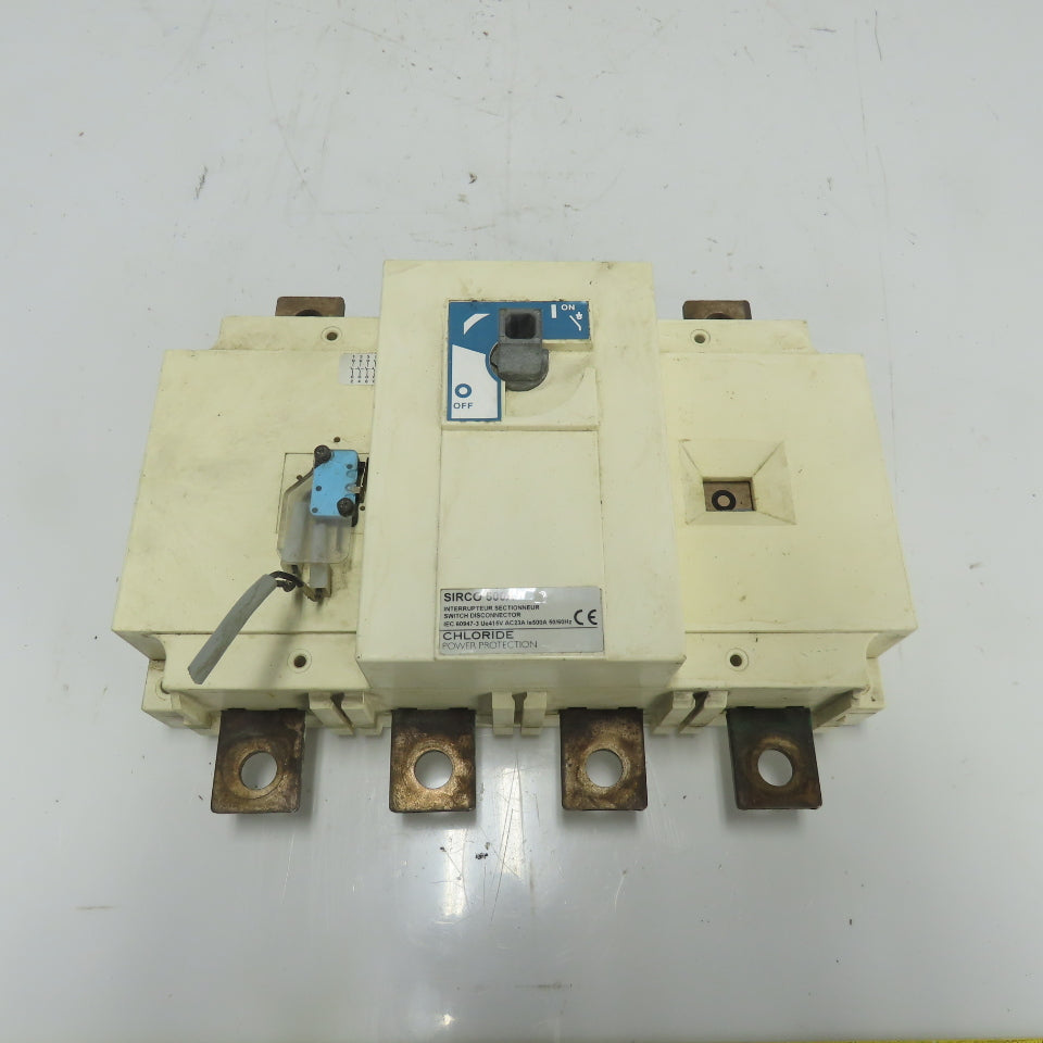 Socomec Sirco 500A 4-Pole Interrupteur Disconnect Switch 500A