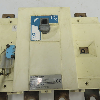 Socomec Sirco 500A 4-Pole Interrupteur Disconnect Switch 500A