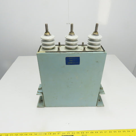 General Electric 51L304KS 2400V 3PH Dielektrol Capacitor 75KVAR 1.25 Gallon