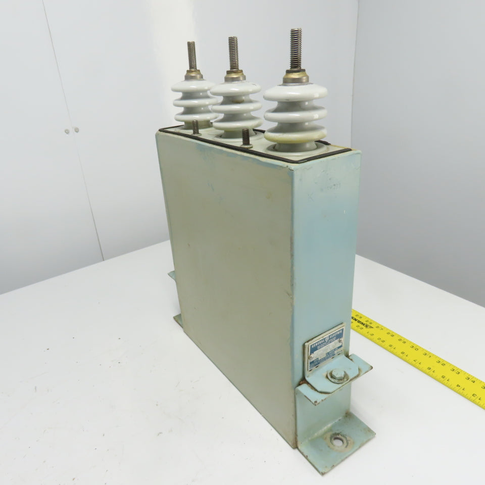 General Electric 51L304KS 2400V 3PH Dielektrol Capacitor 75KVAR 1.25 Gallon