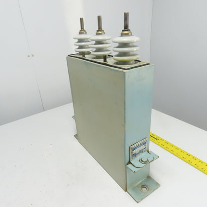 General Electric 51L304KS 2400V 3PH Dielektrol Capacitor 75KVAR 1.25 Gallon