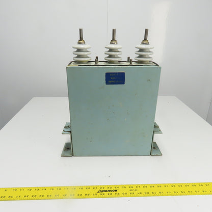 General Electric 51L304KS 2400V 3PH Dielektrol Capacitor 75KVAR 1.25 Gallon