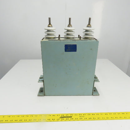 General Electric 51L304KS 2400V 3PH Dielektrol Capacitor 75KVAR 1.25 Gallon